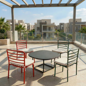 Outdoor set
Outdoor furniture
اطقم للحدائق
اطقم للبلكونات
Garden furniture
كراسي للمطاعم
Restaurant chairs