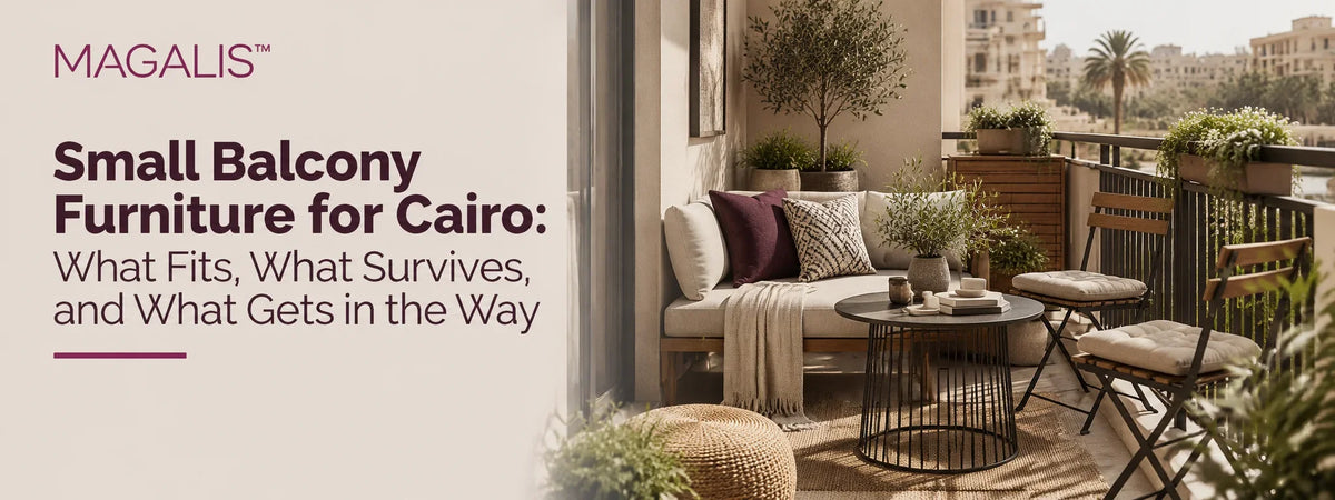 Small Balcony Furniture for Cairo: What Fits, What Survives, and What Gets in the Way
