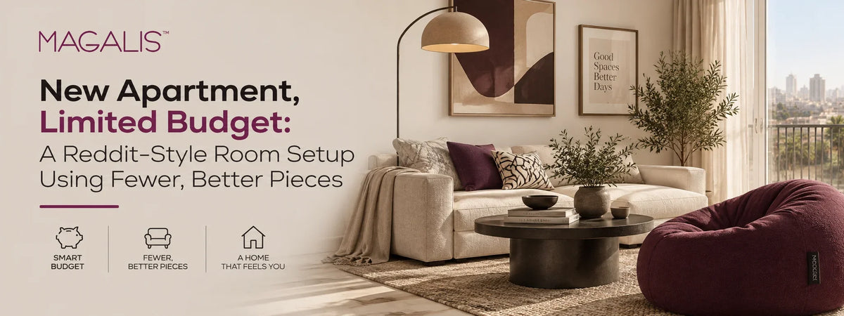 New Apartment, Limited Budget: A Reddit-Style Room Setup Using Fewer, Better Pieces