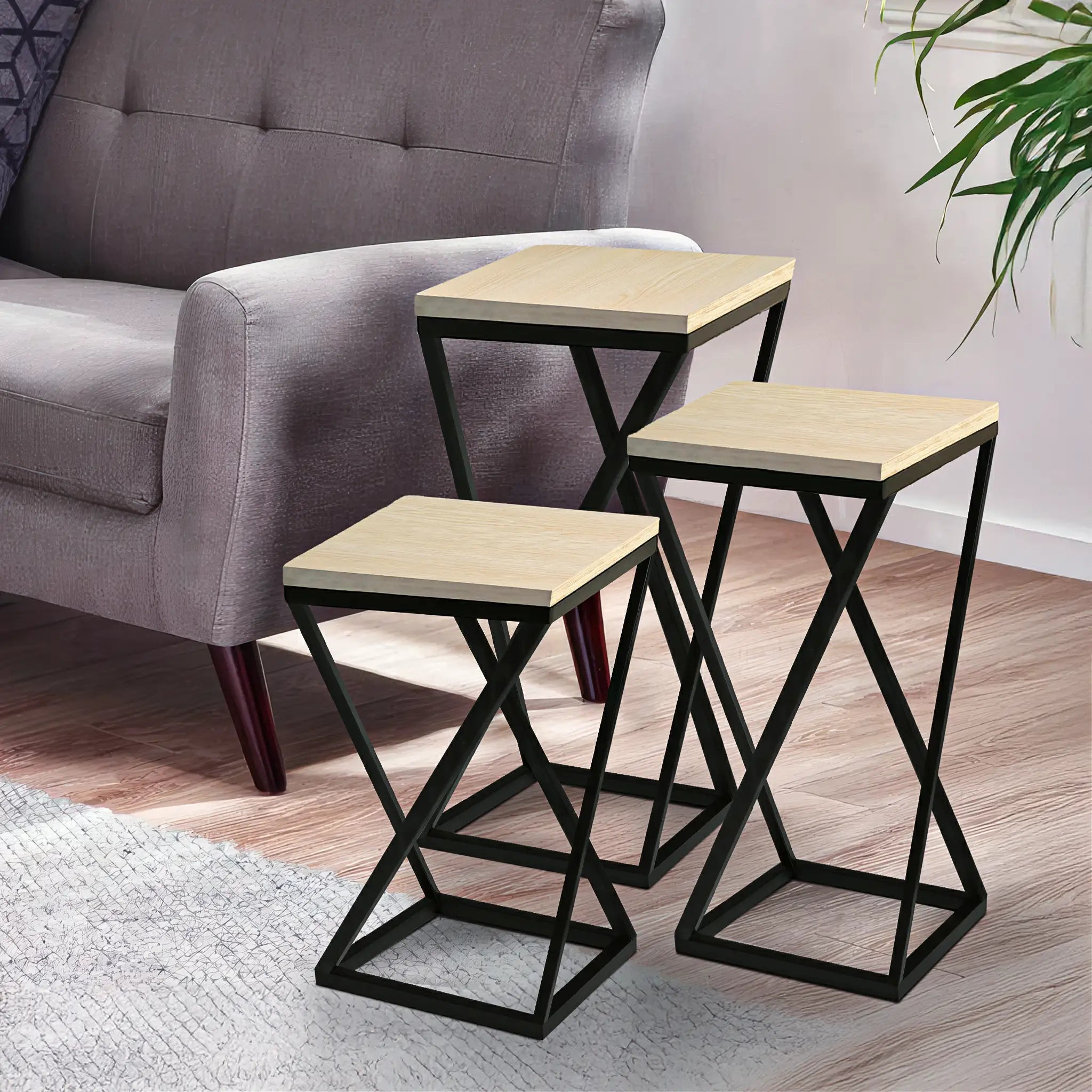 Ostra Side Table - ( Set Of 3 )