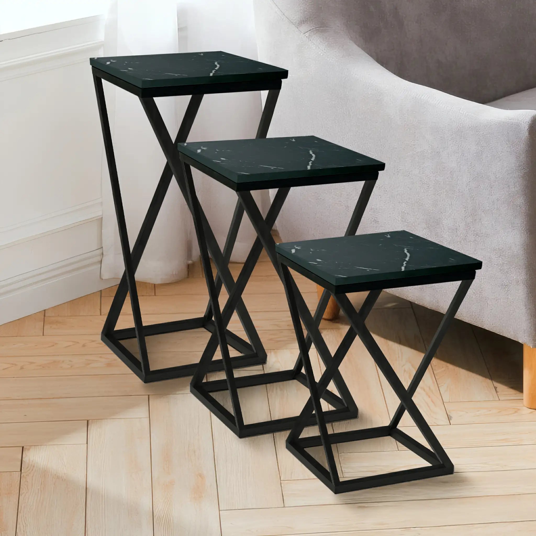 Ostra Side Table - ( Set Of 3 )